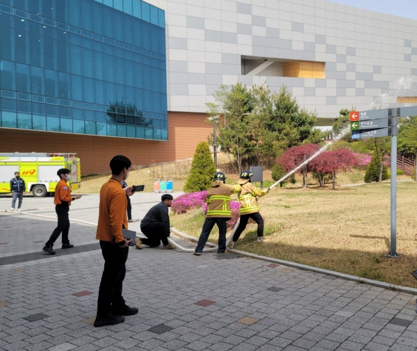 국립낙동강생물자원관, 합동 소방 훈련 사진