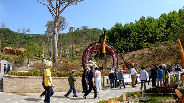 인천시 강화군 화개정원이 정식 개원한지 57일 만에 입장객 10만 명을 돌파하며 대한민국 서북단의 새로운 대표 관광명소로 우뚝 섰다.