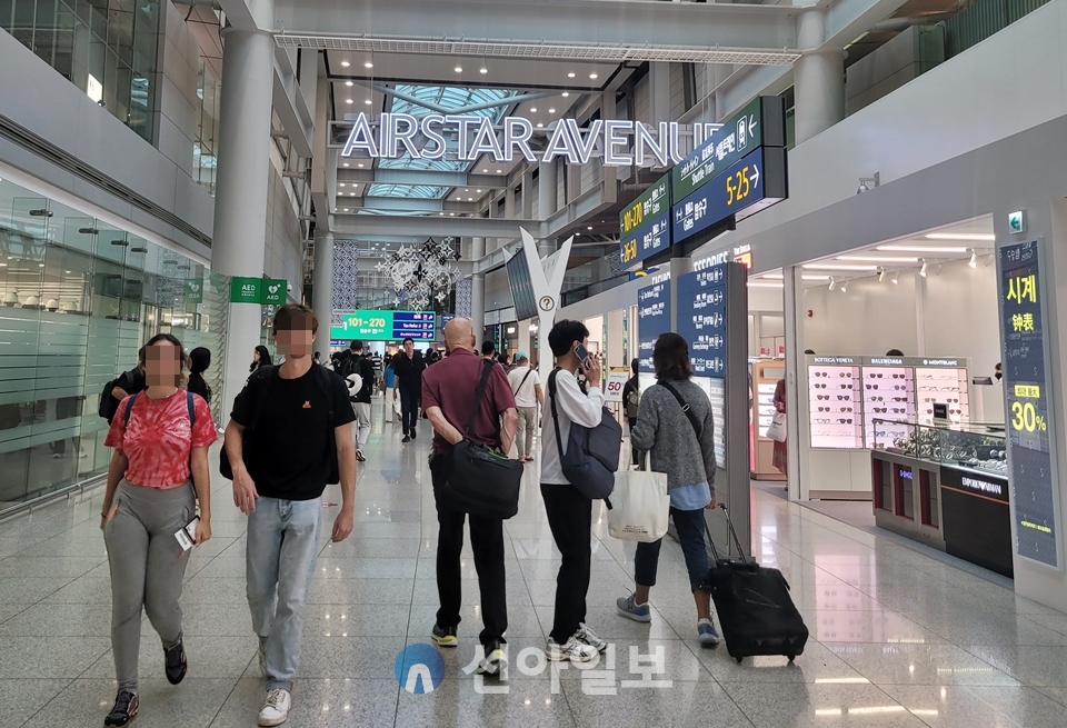 인천국제공항 제1여객터미널 내 면세구역.[사진=김소희 기자]