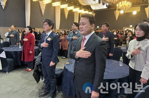 국민의힘 안산상록(갑) 당원협의회가 지난 11일 한양대 에리카캠퍼스 게스트하우스에서 당원 연수를 개최하고 있다. (사진=국힘 안산상록'갑' 당협)