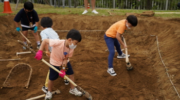 움집 구덩이 굴착