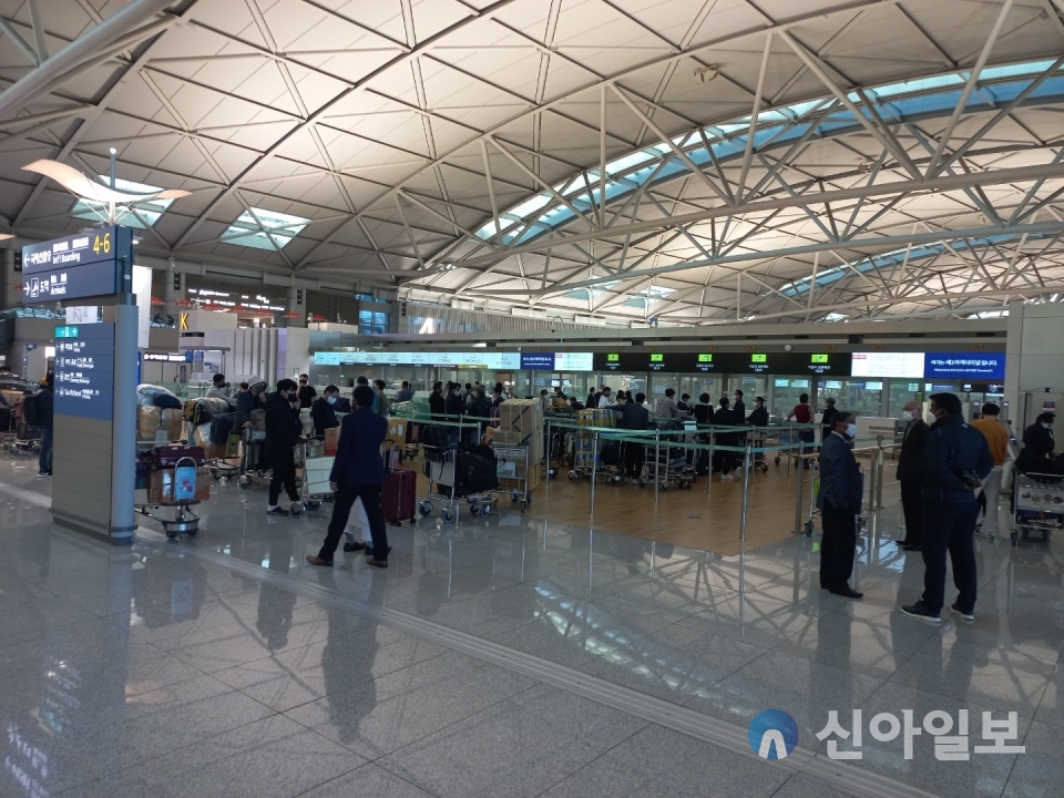 인천시 중구 인천공항 출국장. (사진=신아일보DB)