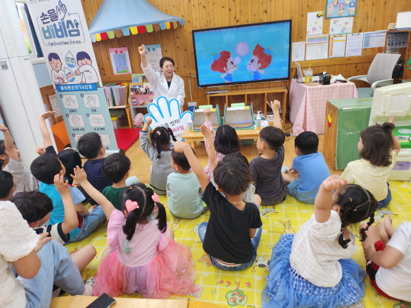 영암군 어린이 올바른 손씻기 교육