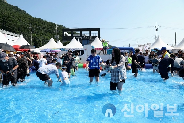 축제장을 찾은 관광객들 모습.(사진=태안군)