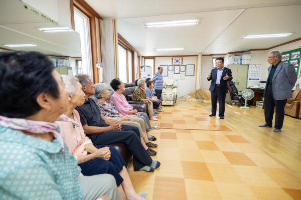 정헌율 익산시장, 경로당 현장 점검