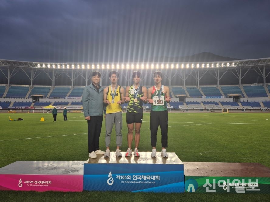 금빛 역기 번쩍, 3관왕 달성!_육상10종 김승찬. 사진=대전시교육청