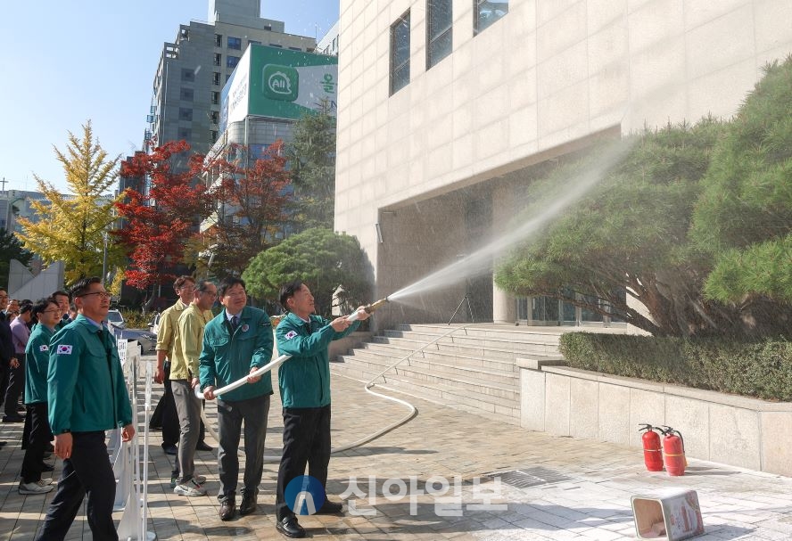 2024년 합동소방훈련. 사진=대전시교육청