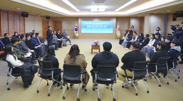 빛고을장학금 증서 수여식 (사진=광주광역시)