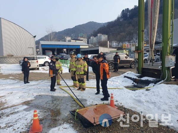 홍천소방서, 전기차 열폭주 막는다.. 전기차 화재진압 장비 신규 도입